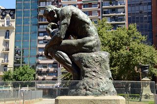 02 The Thinker By August Rodin Side View Congressional Plaza de Congresso Buenos Aires
